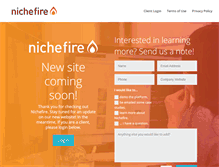 Tablet Screenshot of nichefire.com